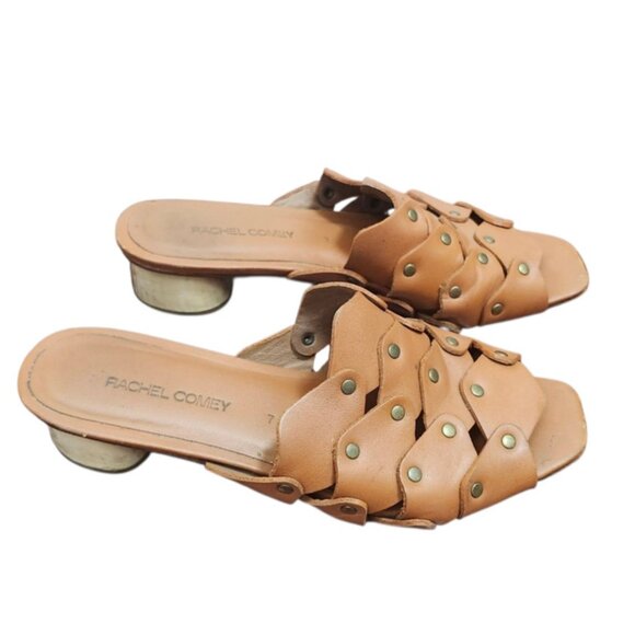 Rachel Comey Brown Leather Mules Size 7 - Picture 2 of 12